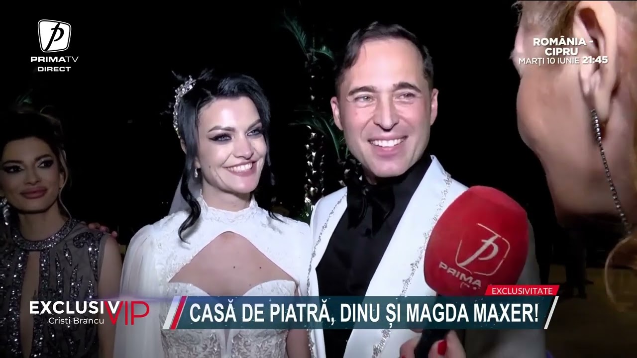 Momente unice de la nunta Magdei și a lui Dinu Maxer! Cum a decurs furatul miresei