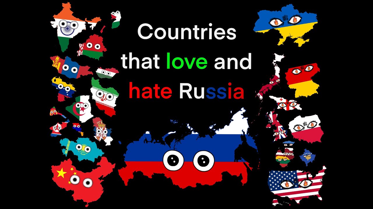 Страны, которые любят и ненавидят Россию 🇷🇺 (Новые данные 2026) (Кредиты: Yakoza Ball)