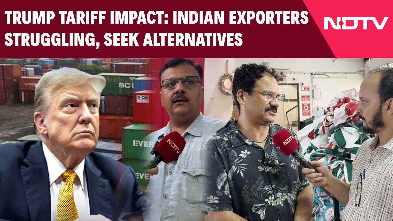 US Tariff On India News | Exporters Face Crisis: US Tariffs Threaten Business | US Tariffs India 