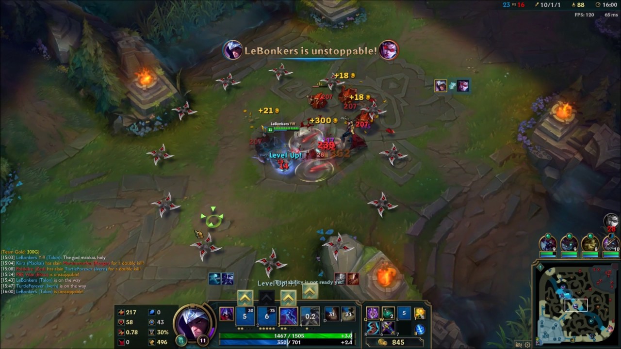 Reworked Talon Deletes Vayne (6.22 PBE)
