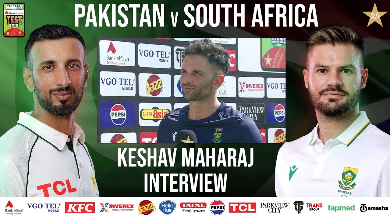 Keshav Maharaj Interview | Pakistan vs South Africa Test Series 2025 | 2nd Test Day 4 | PCB | M2R1U