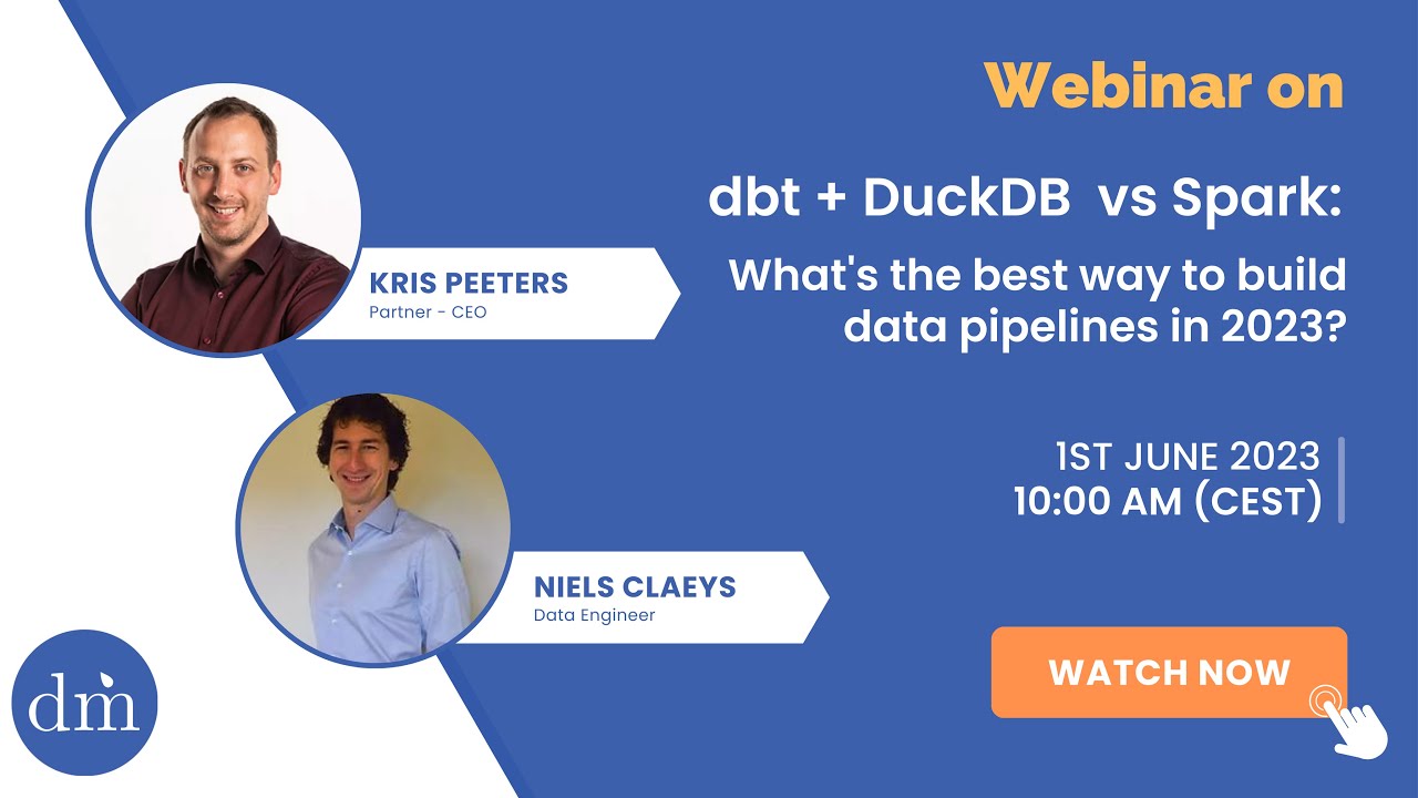 dbt + DuckDB vs Spark: What's the best way to build data pipelines in 2023?