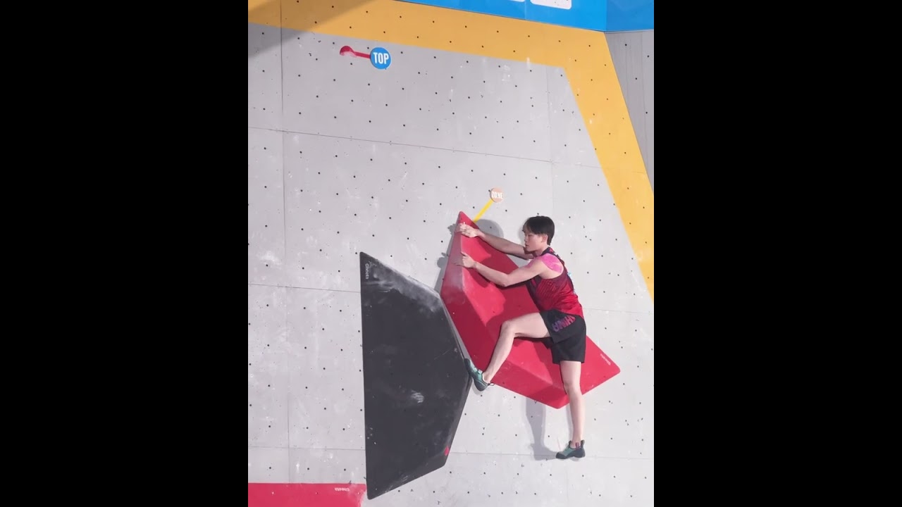 IFSC Climbing Worldcup Keqiao 2024 Final W3 Zhilu Luo