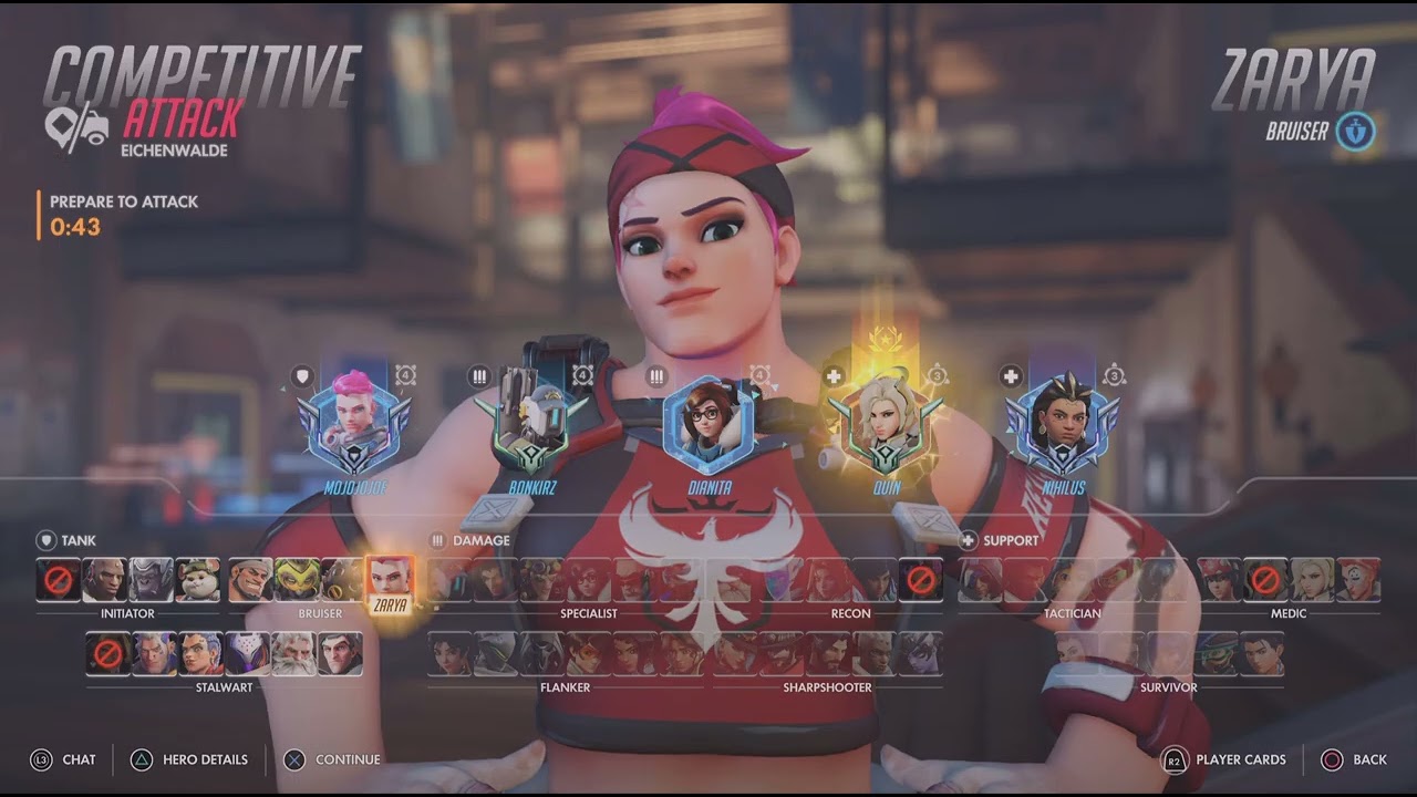 Eichenwalde Rein/Zarya/Orisa