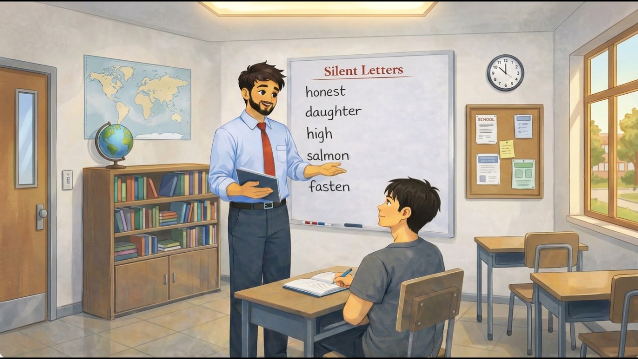 Pronounce English Words Like a Native | Silent Letters Full Guide for Beginners