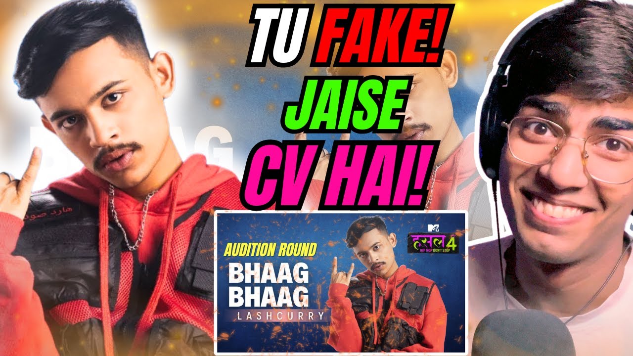 Bhaag Bhag | Lashcurry | MTV Hustle 4 | Raftaar | Audition Round | Review | MoshReacts