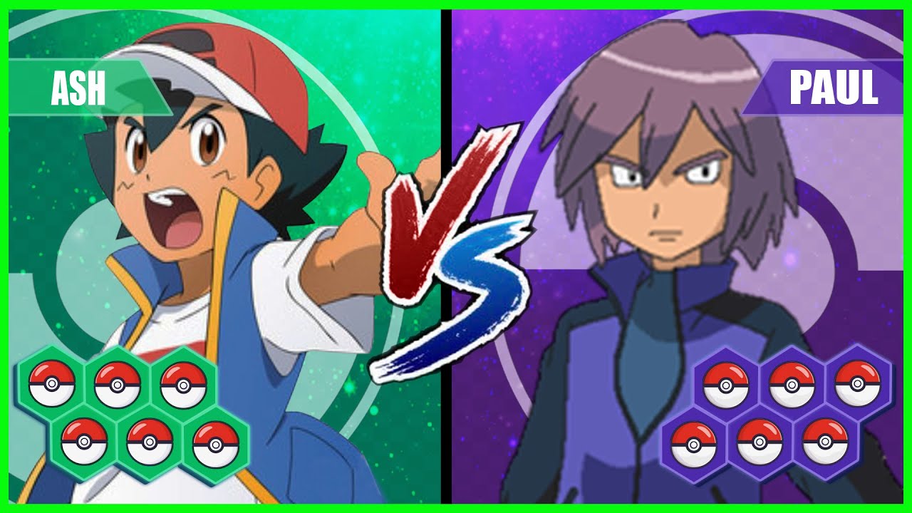 Pokemon Battle Pedia: Ash Vs Paul