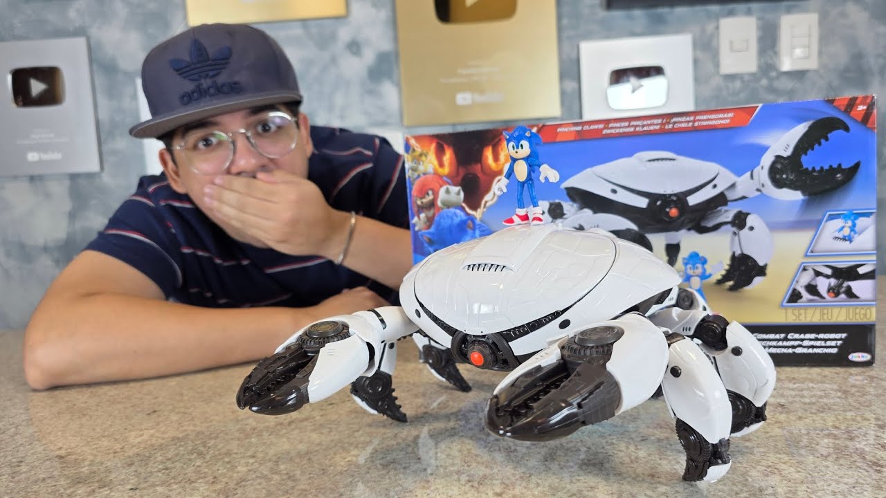 CARANGUEJO ROB&Ocirc; GIGANTE DO SONIC 3 NA VIDA REAL!