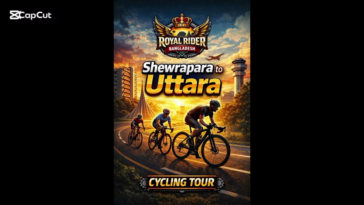 Shewrapara to Uttara cycle ride tour.Mushfik and abrar