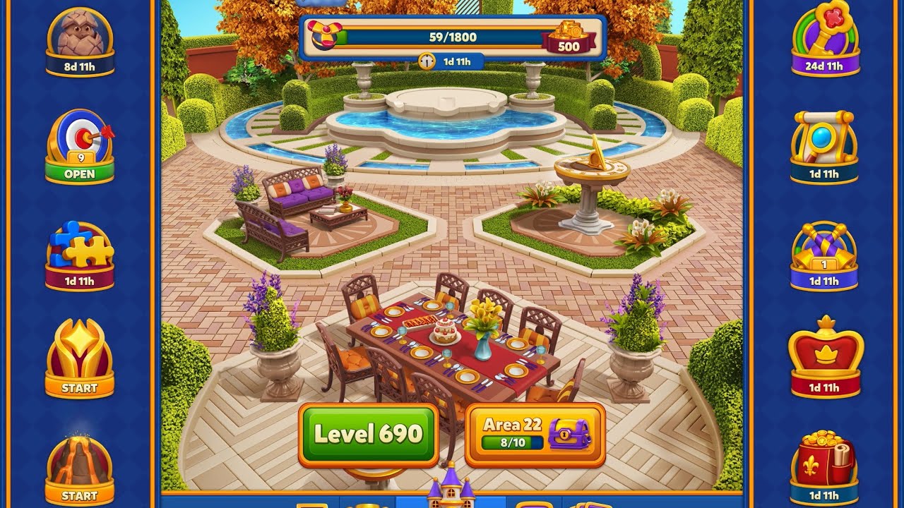 Royal Match Tutorial |Levels 690-699 First Try Dragon Nest Day 2 |March 7 2026 | 120K coins reached 