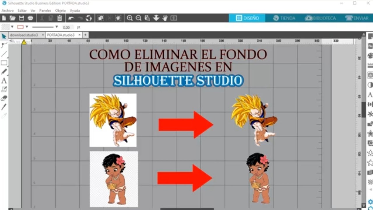 COMO ELIMINAR EL FONDO DE UNA IMAGEN EN SILHOUETTE STUDIO