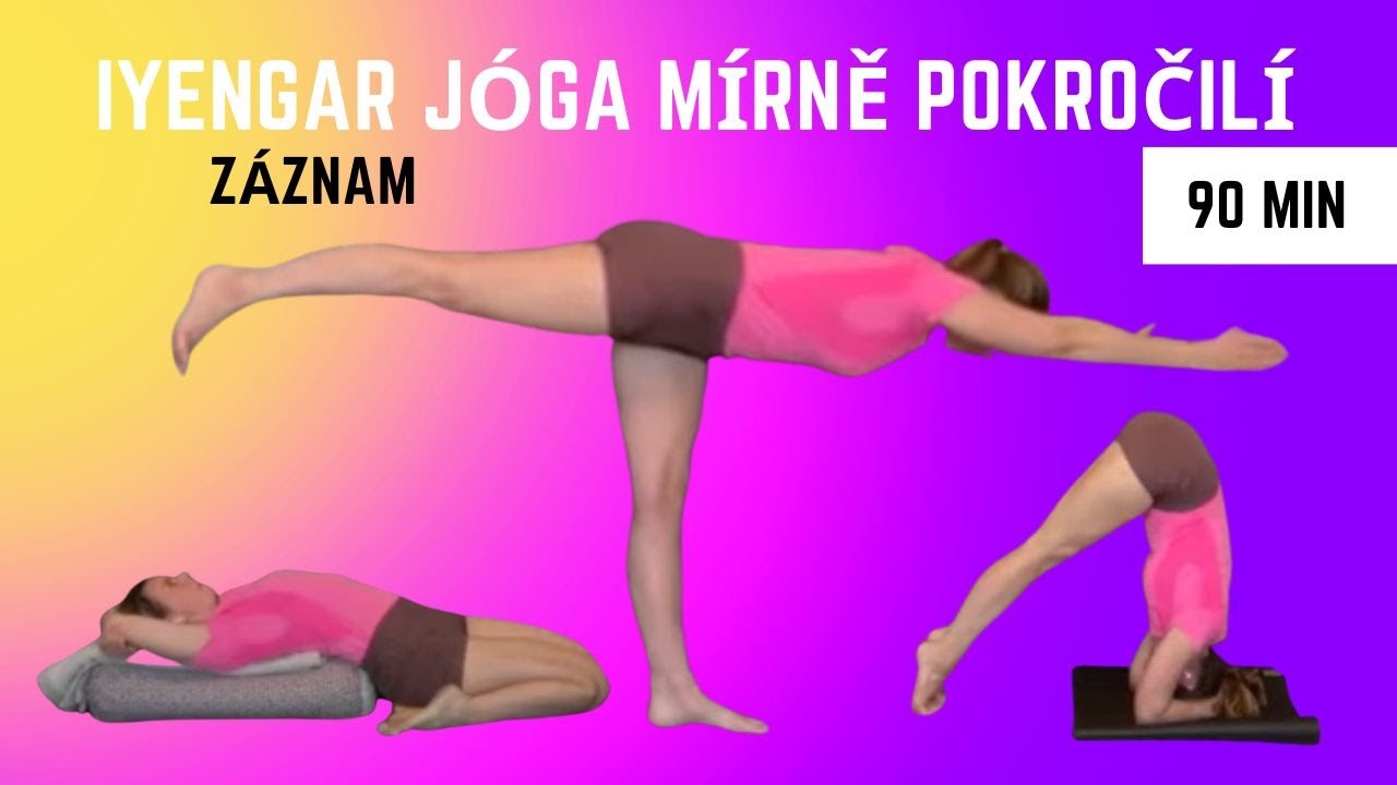 Lekce Iyengar jógy pro mírně pokročilé (záznam)
