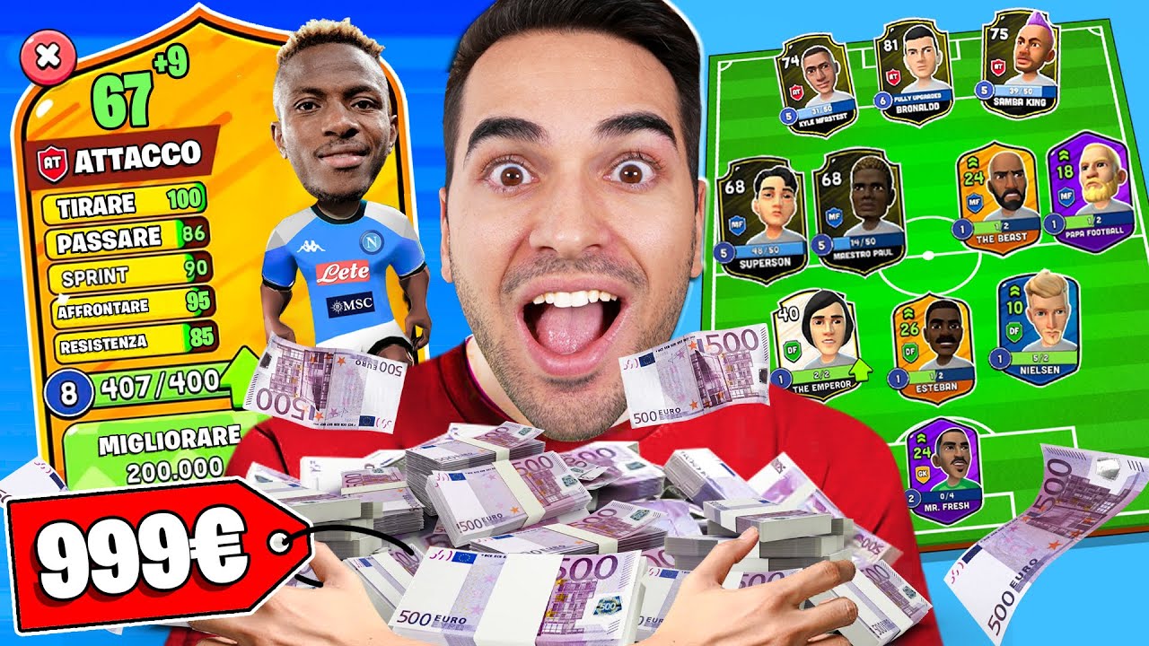 HO SCOMMESSO TUTTI I MIEI SOLDI SU QUESTA PARTITA - MINI FOOTBALL