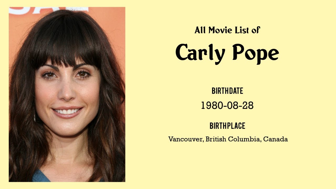 Carly Pope Movies list Carly Pope| Filmography of Carly Pope