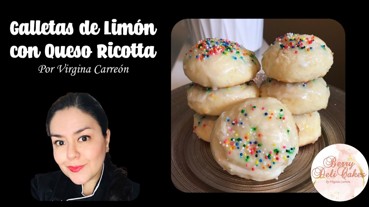 Galletas de Limón con Queso Ricotta