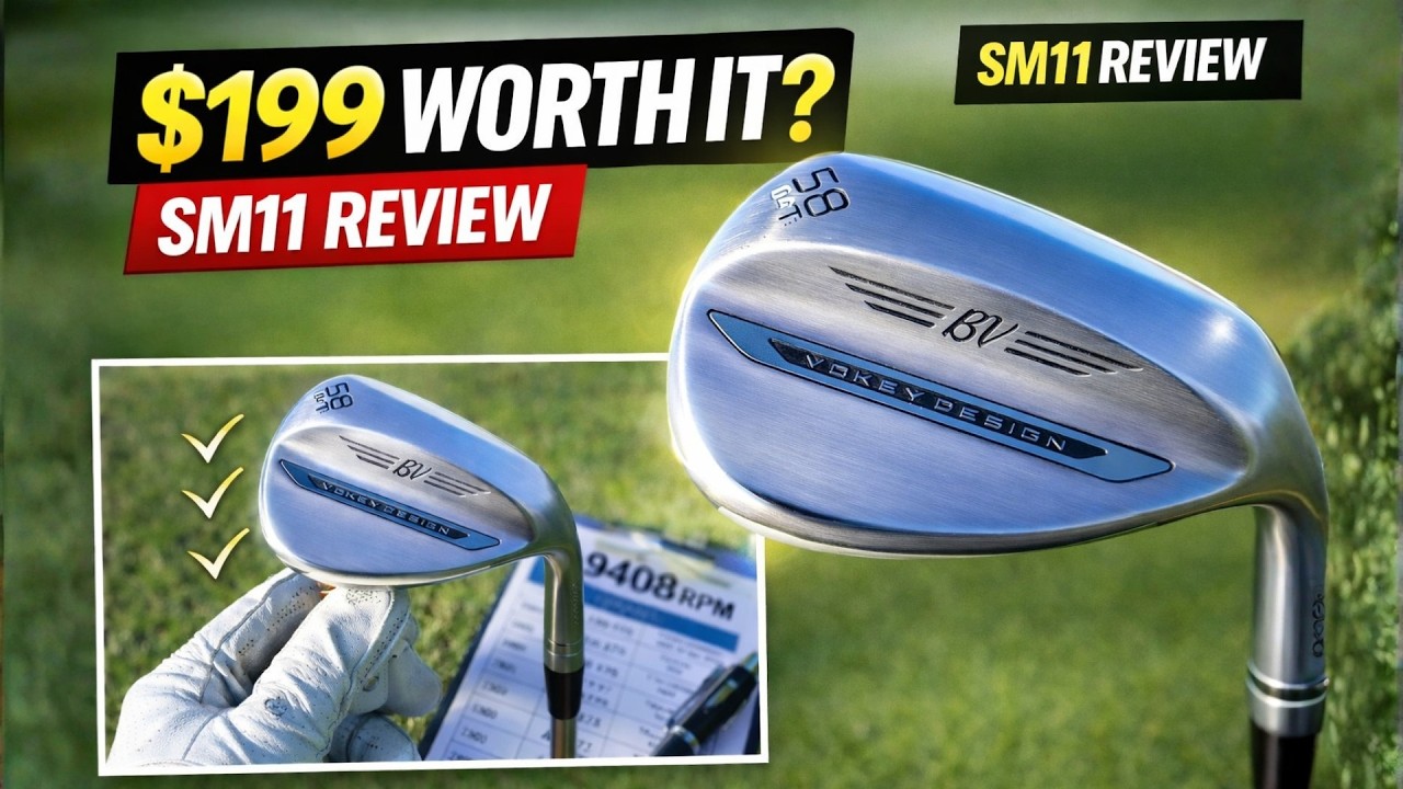 Обзор клинов Titleist Vokey SM11: особенности броска, вращение и вердикт.