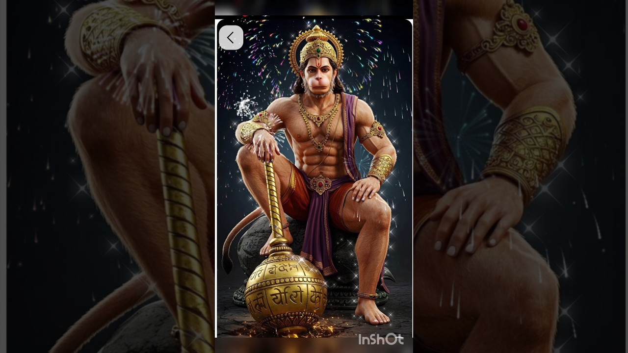 Hanuman bhakti gold status 🚩🙏🚩🕉️ #trending #YouTube shorts video #bhakti🙏
