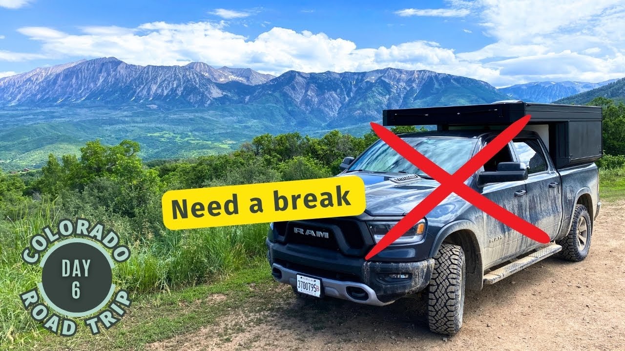 We HIT A WALL 😅 Had to BOOK A HOTEL for Some TLC 🏨 Kebler Pass to Montrose ➡️ (CO Road Trip – Day 6)