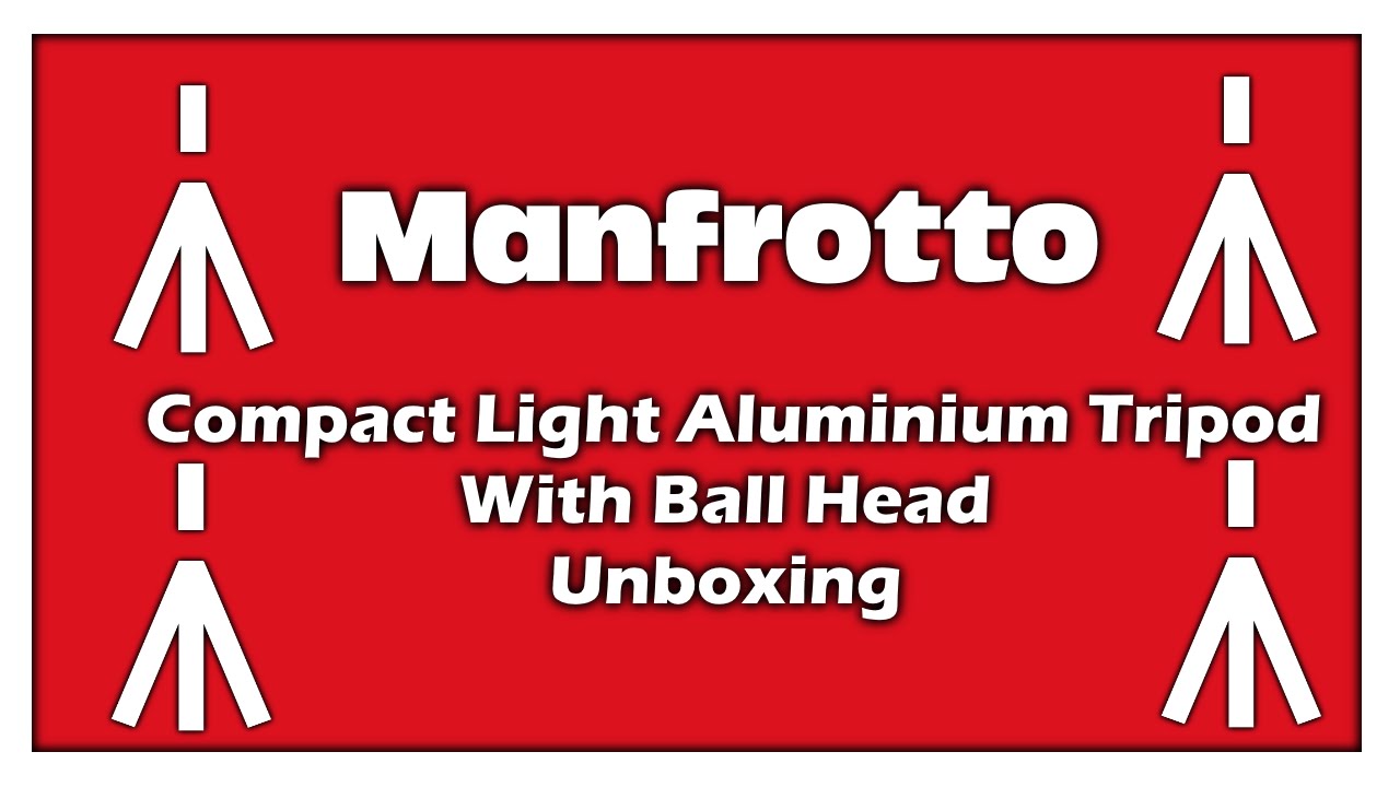 Manfrotto Compact Light Tripod With Ball Head Unboxing
