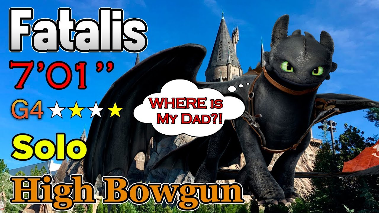 FATALIS ミラボレアス G4 ★ HBG 7'01'' Speedrun 伝説の黒龍 Solo [MHXX-MHGU]