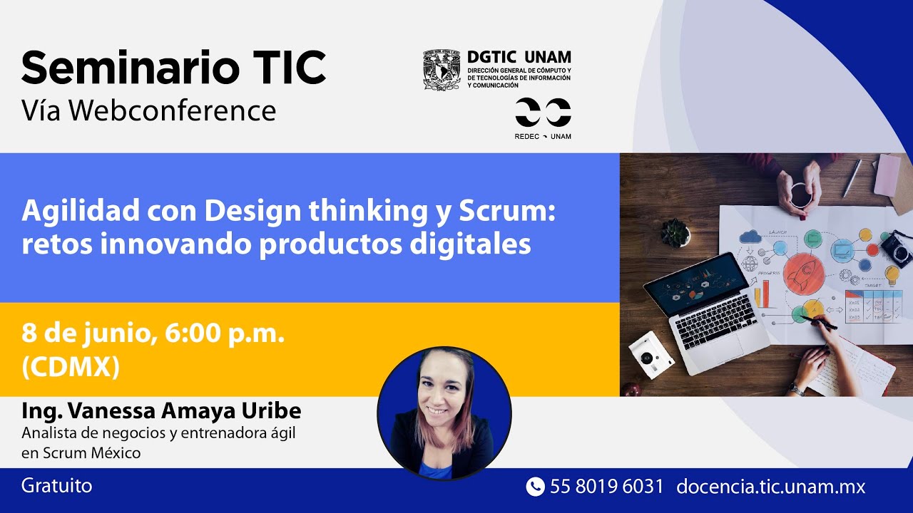 Agilidad con Design thinking y SCRUM: retos innovando productos digitales