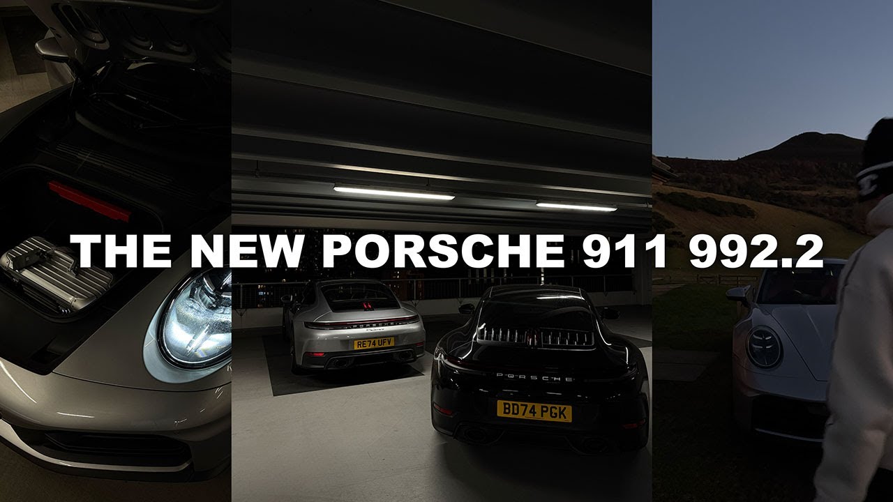 Driving the NEW Porsche 911 Carerra 992.2 to a Scottish Cabin