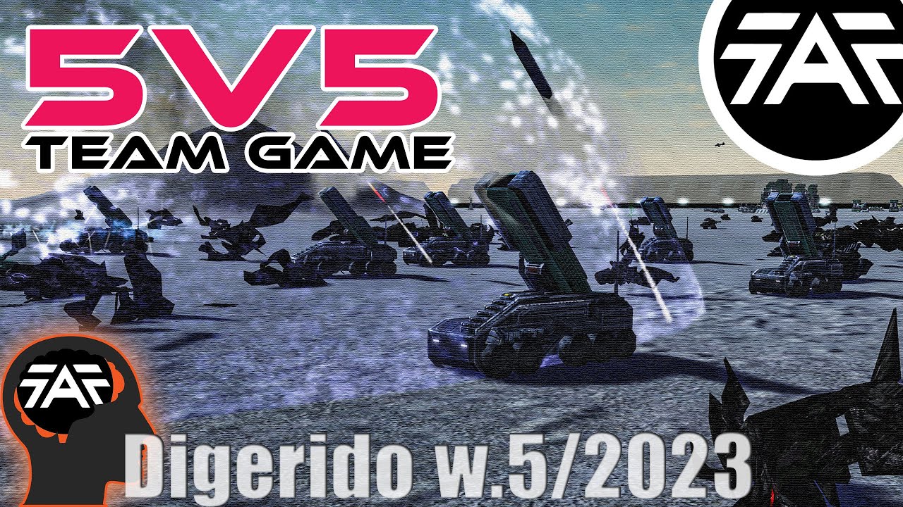 Forged Alliance Livecast 5v5 Team Game | Digderidoo / w.5-2023