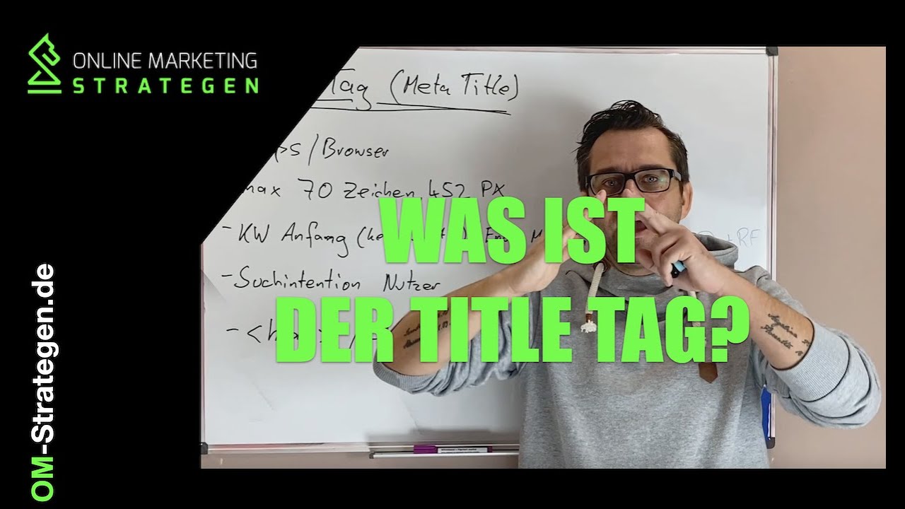 Title Tag optimieren - Darauf solltest du bei der Optimierung achten!
