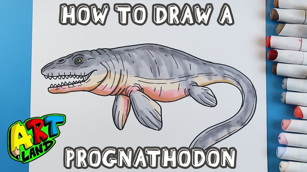 How to Draw a PROGNATHODON!!!