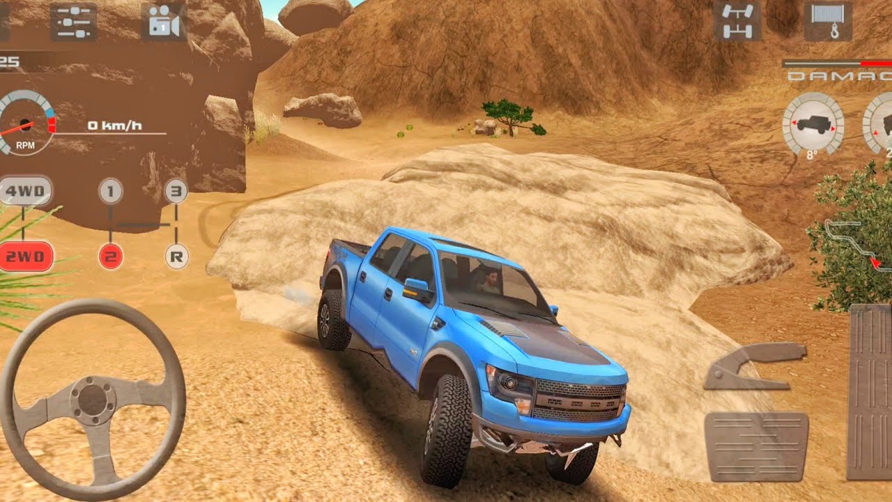 Offroad Drive Desert Gameplay - Mountain Heavy Offroad 4&times;4 SUV Driving - Android Gameplay