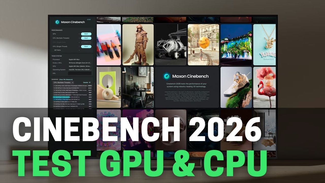 Cinebench 2026 : Le Benchmark Ultime pour CPU et GPU