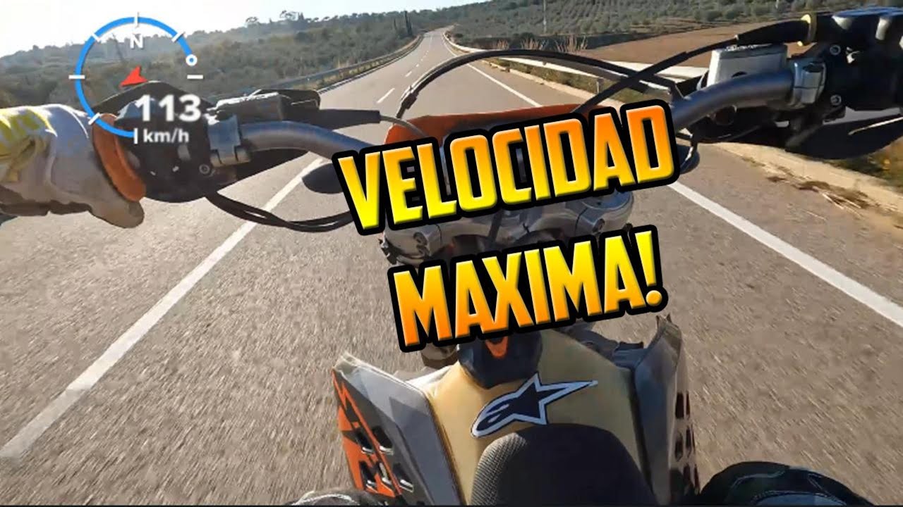 Ktm exc 125 Top Speed Test (Velocidad Maxima)