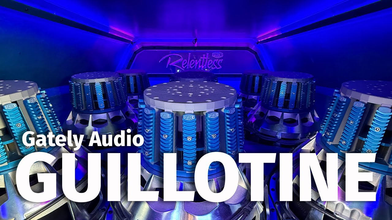 Девять Relentless Neo4 18 в сборке Gately Audio GUILLOTINE