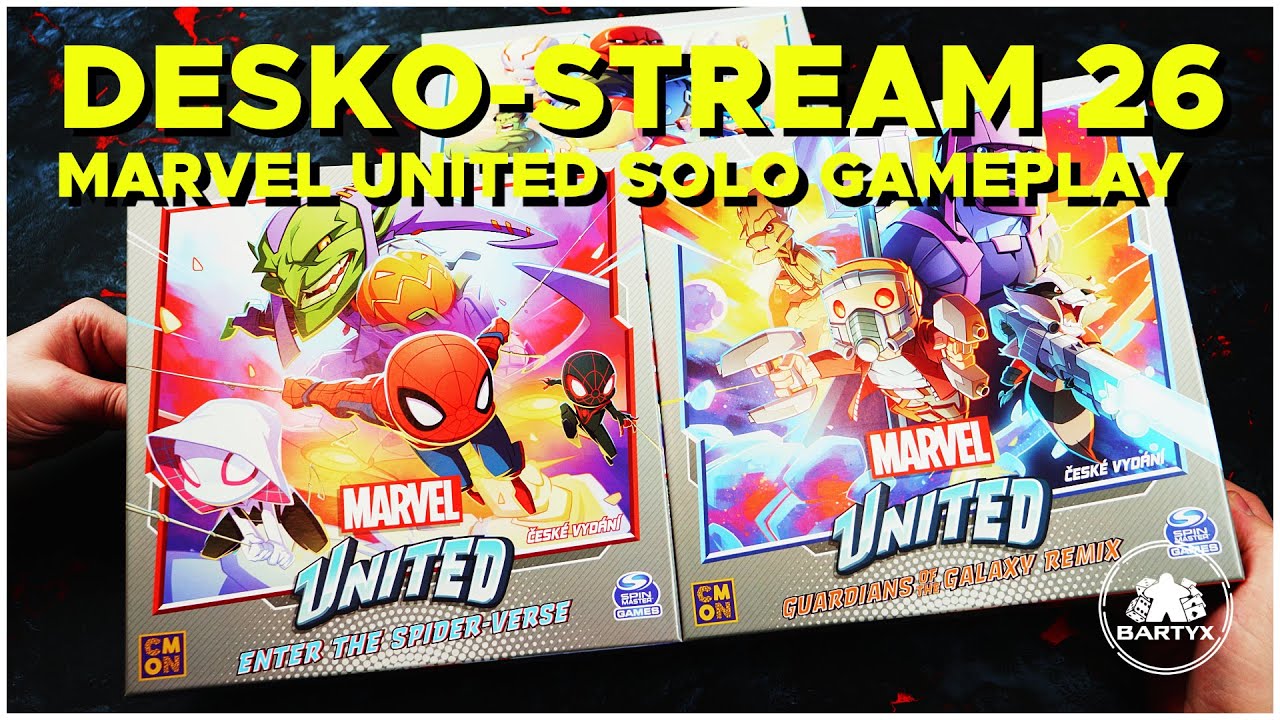 🔴 Desko-Stream #26 - Marvel United Solo Gameplay