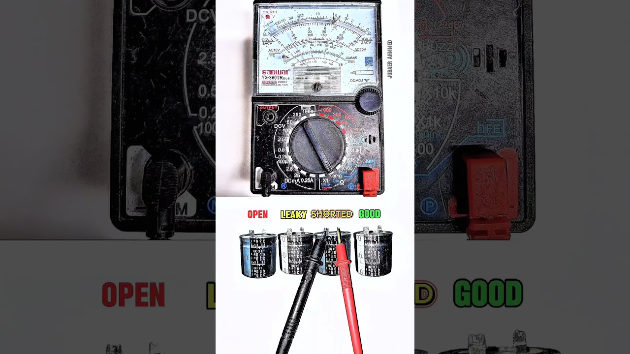 Capacitor  Measurement In Analogue Metre   Once Again,please subscribe