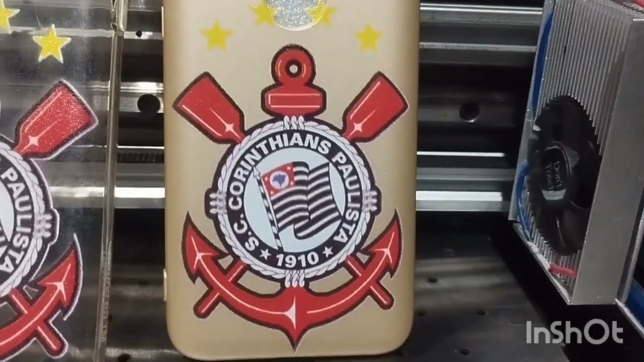 Impressora UV A3 - imprimindo capas de celular