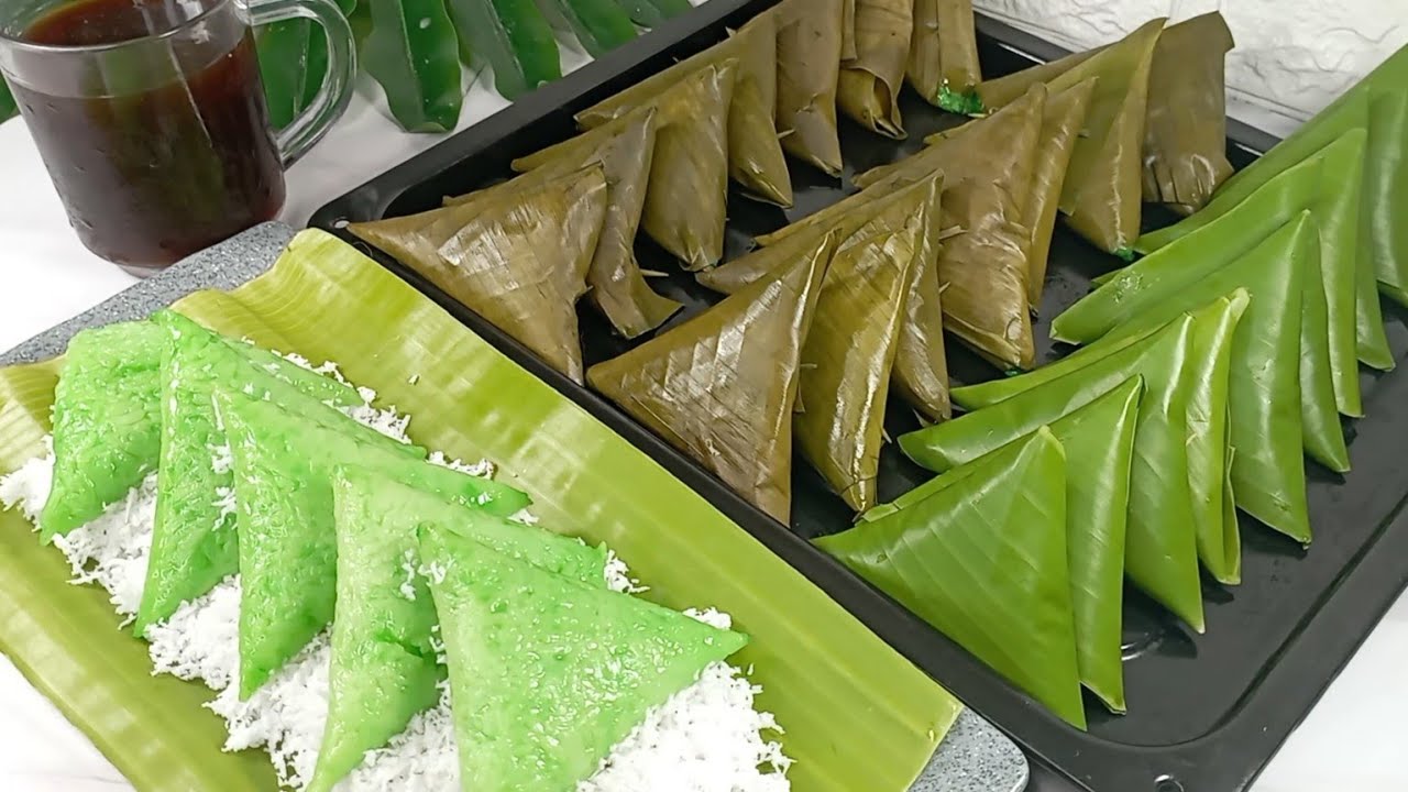 Cuma Di rebus 20 Menit, Hemat gas, Olahan ketan bungkus Daun Pisang || Resep Lupis Ketan Daun pisang