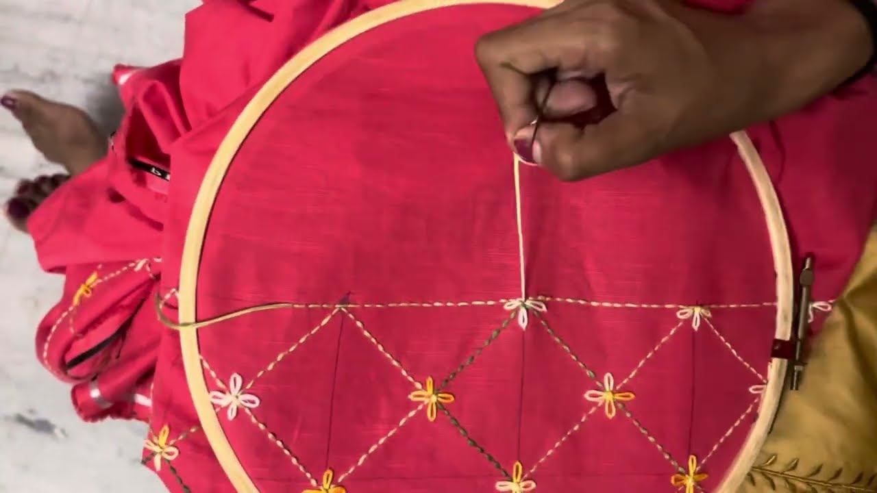 ਟੂਲ ਦਾ ਨਾਨੀਆ ਦਾਦੀਆਂ ਵਾਲਾ ਸੂਟ ਕਿਵੇਂ ਤਿਆਰ ਕਰੀਏ! Hand Embroidery! #embroidery #trending #suit 