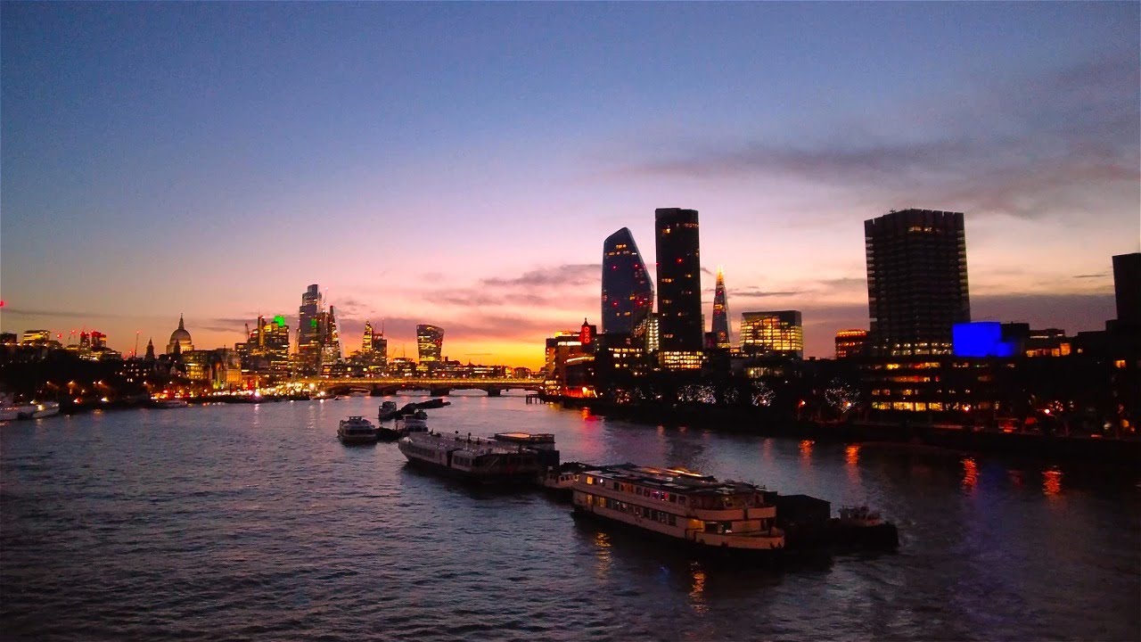 [4K] London Walk | Sunrise at Southbank | Victoria Embankment