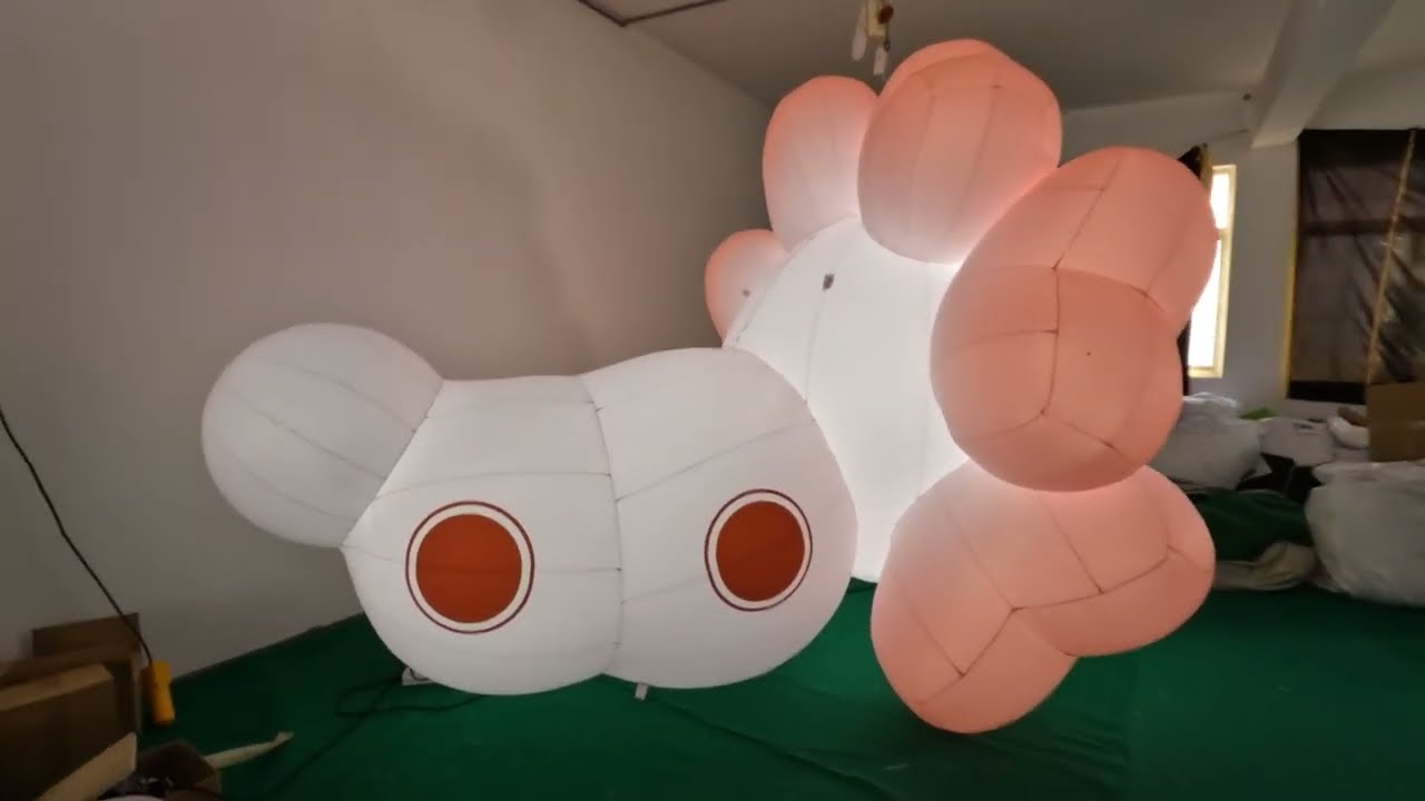 Light Inflatable Caterpillar Mascot for 2023 #Stagedesign Advertising Decoration