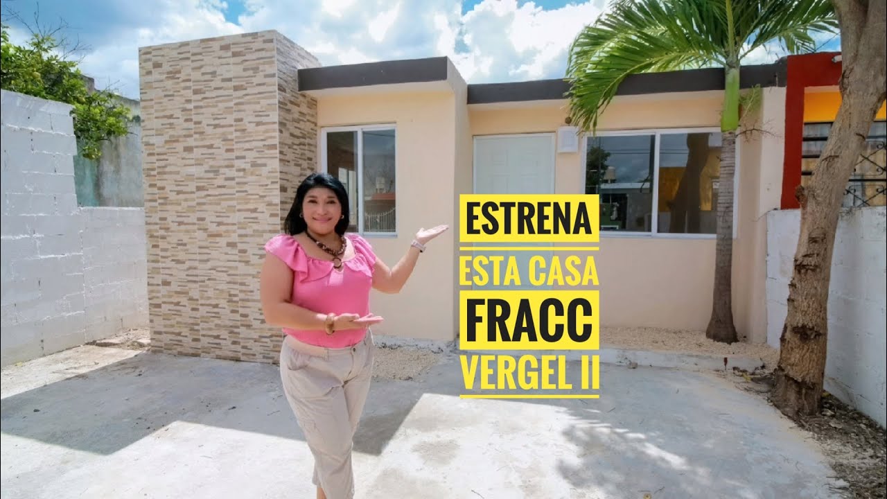 VERGEL II MERIDA I CASA ECONOMICA I VENTA