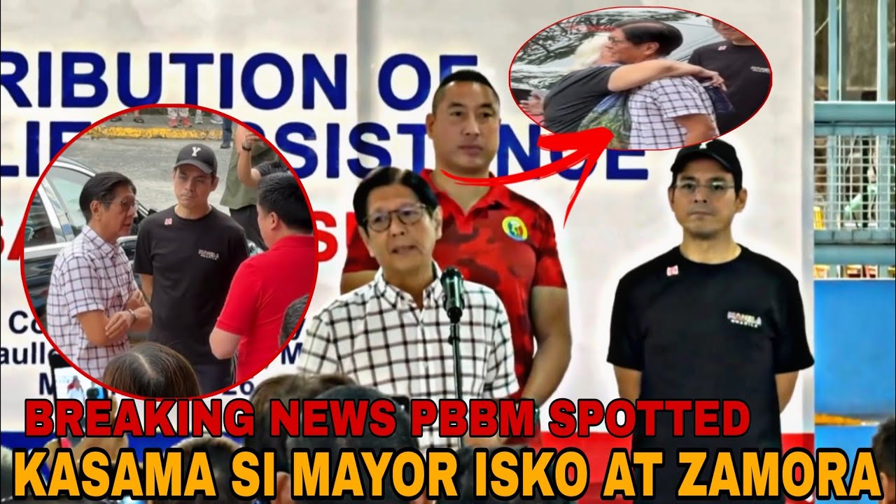 PBBM spotted 📍 kasama si Mayor Isko Moreno at mayor Zamora naku 😁 grabe na ito DDS Hindi ❌ kinaya 