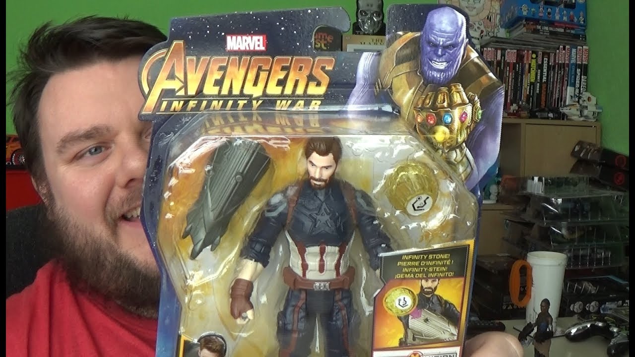 Marvel Avengers Infinity War CAPTAIN AMERICA Hasbro Hero Vision Action Figure Review