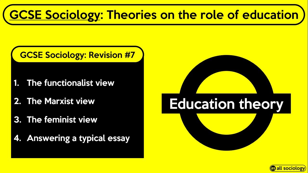 Повторение курса социологии GCSE от allsociology - Теории образования (Эпизод 7)