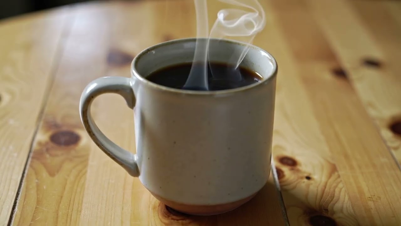 Warm Coffee Steam ☕ Cozy Morning Cafe Ambience | Jazz for Study & Work
