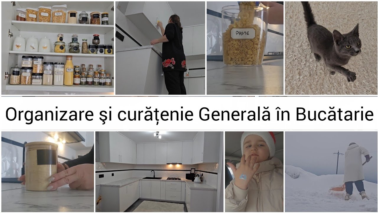 Rutina de mama,alături de doi copii mici/Curățenie si Organizare/Zapada😱