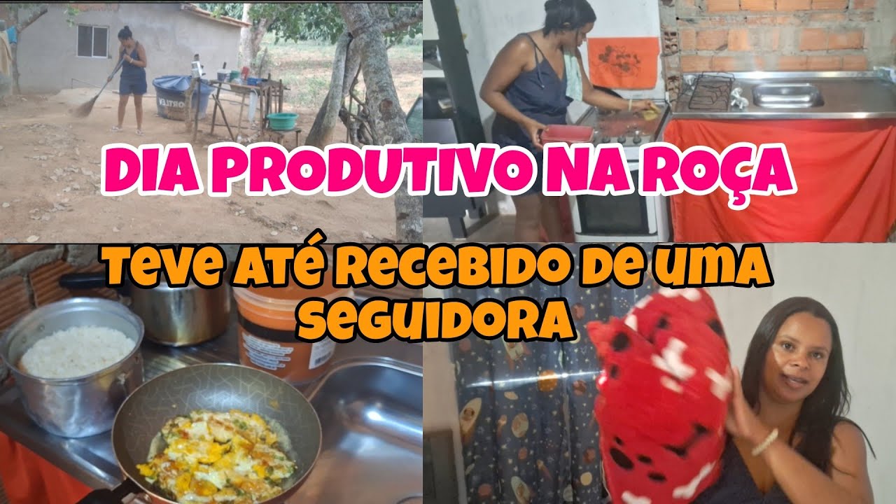 RECEBIDO DE UMA SEGUIDORA/ LIMPEZA NO QUINTAL