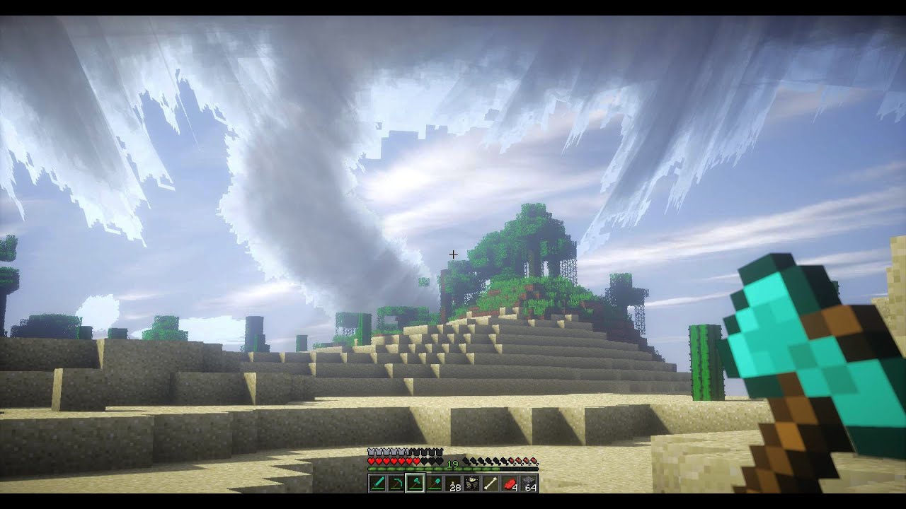 STORM CHASING | Minecraft Tornado Survival ~ S3E12 (Localized Weather Mod)