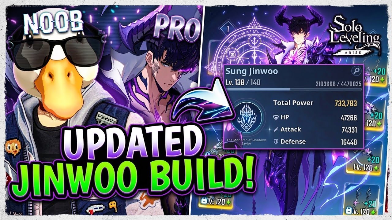 UPDATED ULTIMATE SUNG JINWOO NEW ARTIFACT BUILD GUIDE! DO THIS NOW - Solo Leveling: Arise