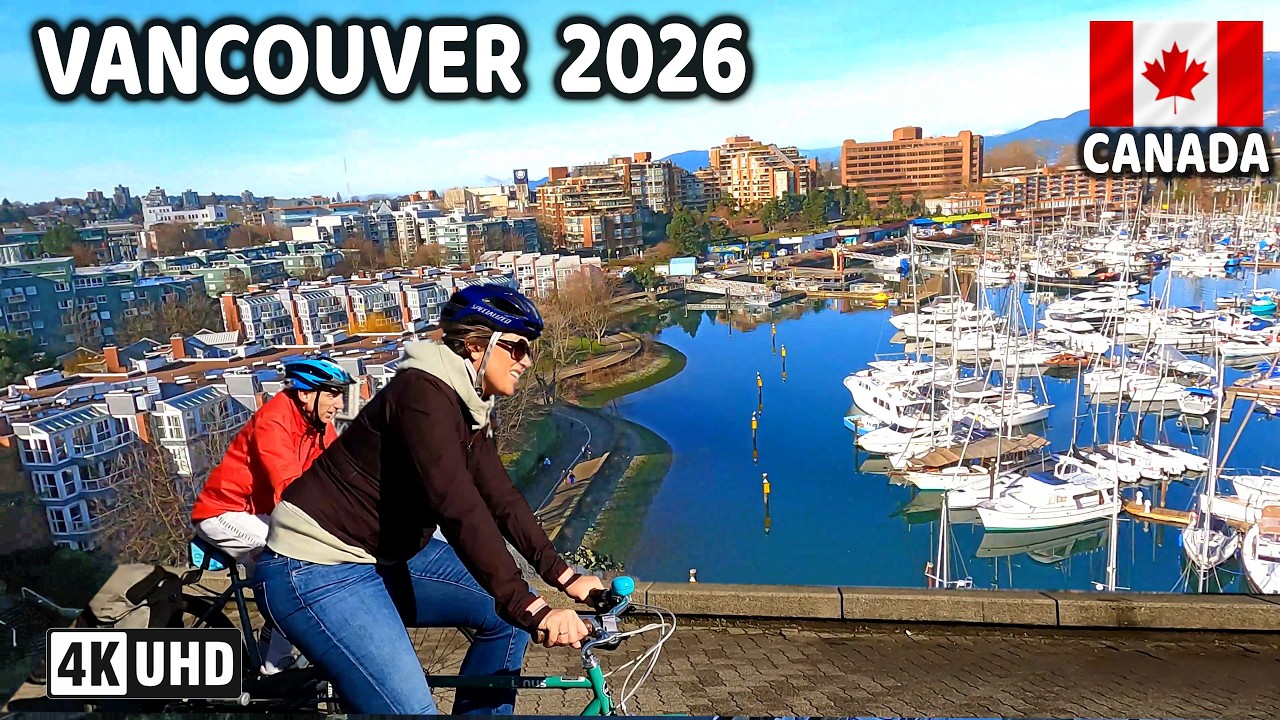 🇨🇦 【4K】☀️ Downtown Vancouver BC, Canada. January- February 2026. Relaxing Walk. Go Pro Hero 13.
